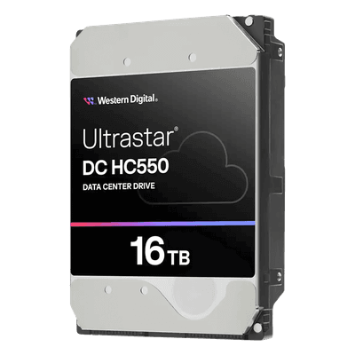 Disco Duro Data Center / 16TB / 7200 RPM / SATA 6 Gb/s / SAS 12 Gb/s / CMR / Helium / HelioSeal / RVS / 2.5M-hour MTBF / 5 Años Garantía