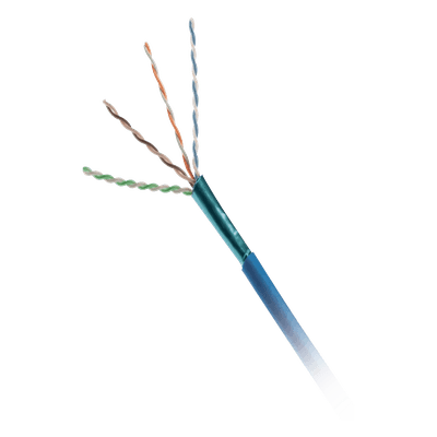 Bobina de Cable UTP / Cat6A / 23 AWG / CMP Plenum / 305 m (1000 pies) / Azul