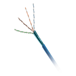 Bobina de Cable UTP / Cat6A / 23 AWG / CMP Plenum / 305 m (1000 pies) / Azul