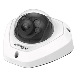 Cámara IP Mini Domo / 4K UHD / 120dB WDR / 0.005Lux Starlight / H.265+ / IR 30mts / PoE / IP67 / IK10 / Análisis de Video AI