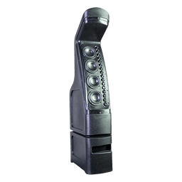 Altavoz Line Array Exterior | 200W RMS | 37 Hz - 20 kHz | 16 Tweeters + 4 Midranges + 1 Woofer | IP56 | Instalación Enterrada o Base Placa | Cobertura 25-30 pies (7.6-9.1 m)