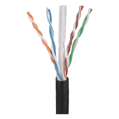 Cable UTP OSP Cat6 / 22 AWG / 4 Pares / Gel Impermeable / 305 m (1000 pies) / Rango Extendido