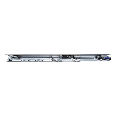 Operador Automático de Puerta Corredera / Capacidad 2 x 120 kg / Brazo de Empuje 110 cm / Tiempo Ajustable 5-10 s / Función Push&Go / Motor CC sin Escobillas