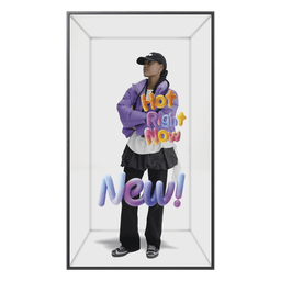 Pantalla Spatial Signage / 85" / 4K UHD 2160x3840 / 3D Virtual sin Gafas / 500 nits / 24/7 / Wi-Fi Bluetooth