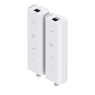 Kit Extensor PoE sobre 2 Hilos (Par Transmisor/Receptor) para Cable Par Trenzado o Coaxial, Entrada PoE++ y Salida PoE/PoE+, Incluye Adaptadores BNC