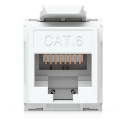 Keystone Jack Cat6 Tipo Toolless para Terminación sin Herramientas, Instalación Snap-In en Patch Panel, Paquete con 12 Piezas