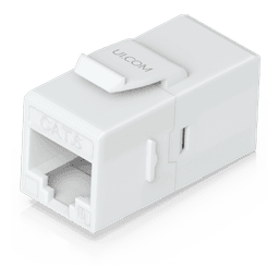 Keystone Coupler Cat6 Pass-Through para Cable Ethernet, Instalación Snap-In en Patch Panel, Paquete con 12 Piezas