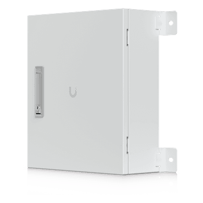 Gabinete de Conexión IP55 / Acero Galvanizado / Montaje en Pared / 400 x 350 x 152 mm (15.7 x 13.8 x 6 in) / Compatible con UniFi Access y Switches