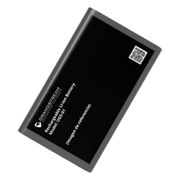 Batería de Iones de Litio / 1500 mAh / 3.8 V / Protección PCM / Material Ignífugo 94-V0 / Compatible con Terminales IP y Videoconferencia