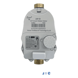 Medidor de Agua Mecánico LoRaWAN IoT de 1/2 Pulgada / Smart Metering y Telemetría para BMS / Válvula de Corte de Flujo / Batería Litio de Larga Duración / Comunicación Inalámbrica / Monitoreo Remoto