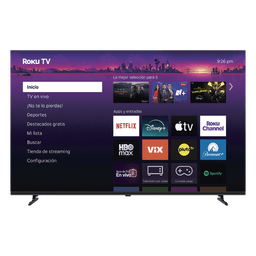 ROKU SmartTV QLED 32 Pulgadas / Resolucion HD / Bocinas integradas / 3 puertos HDMI / WiFi / VESA 100x100 mm