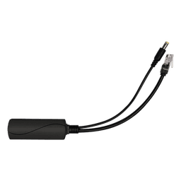 Splitter PoE / IEEE 802.3af/at / 30W / Puerto Gigabit / Salida DC 12V 2A / Indicadores LED / 95x26x20 mm (3.74x1.02x0.79 in)