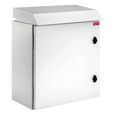Gabinete Rack 19 UR ProTek Tipo 3R Exterior con Ventiladores y Termostato / 92.2 cm x 60 cm x 61 cm / Acero Gris RAL 7035