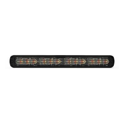 Luz LED de Advertencia / Perfil Ultra Delgado 11" / Quadcolor Rojo/Azul/Ámbar/Blanco / 48 LED / IP67/IP69K / Traffic Advisor