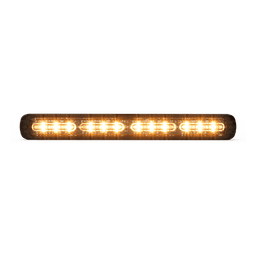 Luz LED de Advertencia / Perfil Ultra Delgado 11" / Quadcolor Rojo/Azul/Ámbar/Blanco / 48 LED / IP67/IP69K / Traffic Advisor