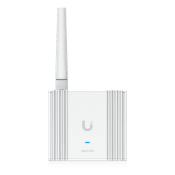 Gateway SuperLink Inalámbrico de Largo Alcance y Baja Latencia para Sensores UniFi Protect con Alcance de hasta 2 km, Alimentación PoE/USB-C y Montaje en Pared o Riel DIN