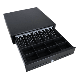 Cajón para Efectivo / Serie MK / Push Open / Insertos Ajustables Billetes y Monedas / Cubierta de Acero / Operación Manual