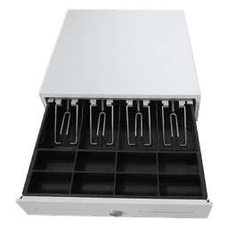 Cajón para Efectivo / Serie MK / 4 Compartimentos Billetes 5-8 Monedas / Clips Metálicos / Ranura de Inserción / Punto de Venta