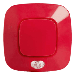 Sirena y Luz Direccional / 24V DC / IP65 / Consumo 500µA / 14 Tonos Programables / Aislador de Cortocircuito / EN 54-3 & EN 54-23