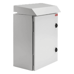 Gabinete Rack 26 UR ProTek Tipo 3R Exterior con Ventiladores y Termostato / 92.2 cm x 60 cm x 61 cm (36.3 in x 23.6 in x 24 in) / Acero Gris RAL 7035 / Protección IP32 IK10