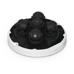 Cámara Multisensor AI de 32 MP con 4 Lentes Ajustables, Zoom Óptico 2.33×, Cobertura IR 360°, Motor AI Multi-TOPS y Alimentación PoE++ para Monitoreo de Amplia Cobertura