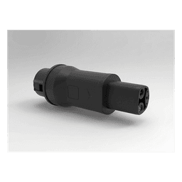 Adaptador de Conector EV / Entrada Tipo 1 (SAE J1772) / Salida NACS / 7 kW / 32 A / 220 V AC / Monofásico / Uso Interior y Exterior