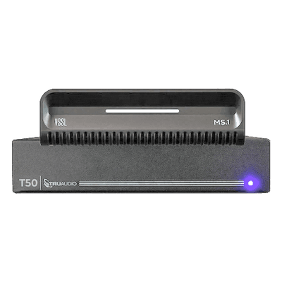KIT Amplificador T50 y Streamer de Audio Modular MS.1 | PoE + USB-C | HDMI eARC + Óptica + RCA | Bluetooth LE Audio | WiFi | Control4-Crestron-Elan-RTI-URC-Savant-Lutron | AirPlay2-GoogleCast-SpotifyConnect