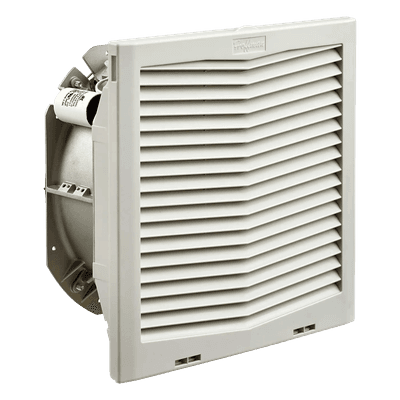 Ventilador Con Filtro de Montaje Lateral HF13, Con Flujo de Aire de 395 CFM, 115 Vca, Color Gris Claro 