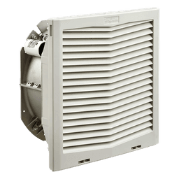 Ventilador Con Filtro de Montaje Lateral HF13, Con Flujo de Aire de 395 CFM, 115 Vca, Color Gris Claro 