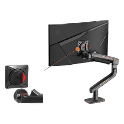 Soporte Mecánico Gaming NB F5 / Monitores de 32" a 60" / VESA 75x75 y 100x100 mm / Carga 2-20 kg (4.4-44 lbs) / Iluminación RGB / Sistema de Resorte de Alta Precisión