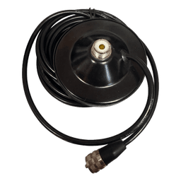 Montaje Magnético para Antena / Diámetro 90 mm (3.5 in) / Conector SO239 / Cable RG58 4.5 m (14.8 ft) / Uso Vehicular