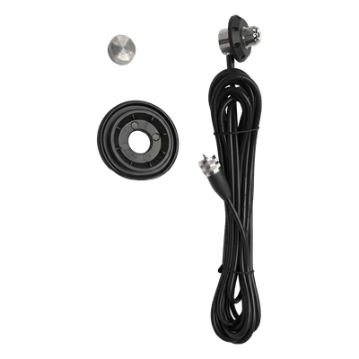 Kit de Montaje para Antenas Móviles / Cable RG58U 4.5 m (14.8 ft) / Conectores SO239-PL259 / Impedancia 50 Ω / Diseño Compacto
