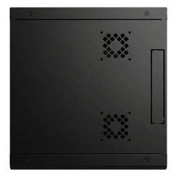 Gabinete de Pared / 6U Rack 19 in / Profundidad 635 mm (2.08 ft) / Cristal Templado / Carga 100 kg / Acero Reforzado