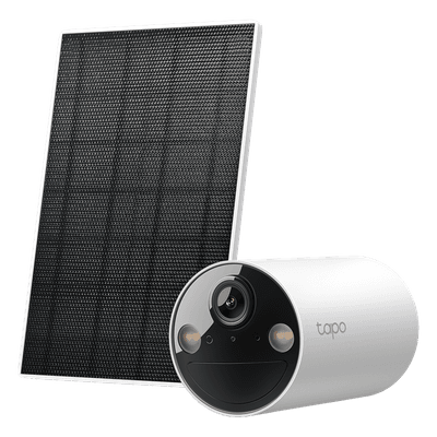 Kit Cámara Solar IP / 2K 3MP / Visión Nocturna Color / Batería 6400 mAh 180 Días / IP65 / Detección IA Personas / Audio Bidireccional