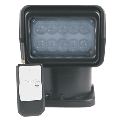 Faro de Búsqueda LED / 30W / 8000 Lux a 5 m (16.4 ft) / IP65 / Control Remoto / DC 12V/24V / Rotación 360°