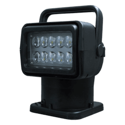 Faro de Búsqueda LED / 30W / 8000 Lux a 5 m (16.4 ft) / IP65 / Control Remoto / DC 12V/24V / Rotación 360°