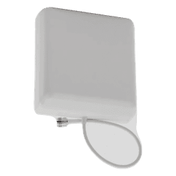 Antena Direccional tipo Panel / LTE 698-2700 MHz / 4 Bandas / Ganancia 5-8 dBi / Polarización Vertical / Montaje Pared