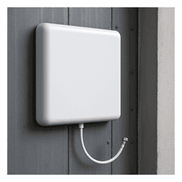 Antena Direccional tipo Panel / LTE 698-2700 MHz / 4 Bandas / Ganancia 5-8 dBi / Polarización Vertical / Montaje Pared