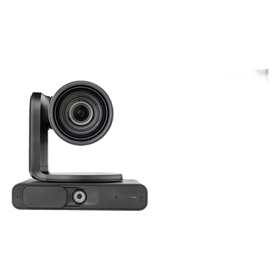 Cámara PTZ 4K Dual | Microsoft Teams Certified | 12x Zoom Óptico + Lente Panorámico 119° | Triple Micrófono Array | AI Auto-Framing | Speaker Tracking | Smart Gallery | PoE+ | USB 3.0