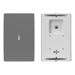 Altavoz de Pared PoE Dante 6.5 pulgadas | 2 Vías | Potencia PoE++ 10W | DSP Integrado | Mixer 2 Canales | Montaje VESA 75 mm | UL1480A | Negro o Blanco