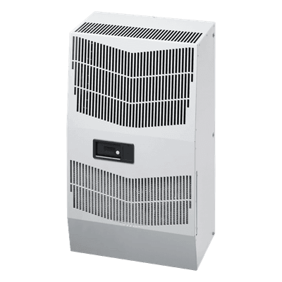 Aire Acondicionado para Gabinete / 6000 BTU/h (1757 W) / 115 Vca Monofásico / Acero Inoxidable SS316L Brushed / Protección ACP L2 / NEMA 4 y 3R / Rango -40 a 55 °C / Montaje en Pared Lateral