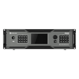 Switcher de Presentación 4K / Hasta 12 Capas DL (2 MAIN + 10 PIP) / 10G Fibra Óptica 10 km / HDMI 2.0 DP 1.2 12G-SDI / Modos Duales Switcher y PGM / Dante Audio 32x32 / Multiviewer Dedicado / Backup Automático