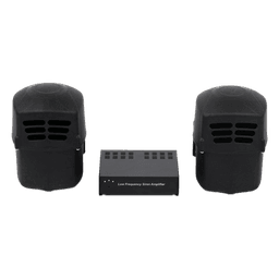 Sirena de Baja Frecuencia / Dual 8 ohms y 16 ohms / Amplificación 2 × 50 W / DC 12V/24V / 180-500 Hz