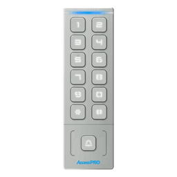 Teclado Autónomo de Acceso / 1000 Tarjetas y PIN / IP65 / Lector EM 3 cm (1.18 in) / Salida Wiegand 26/34 / -40°C a 65°C