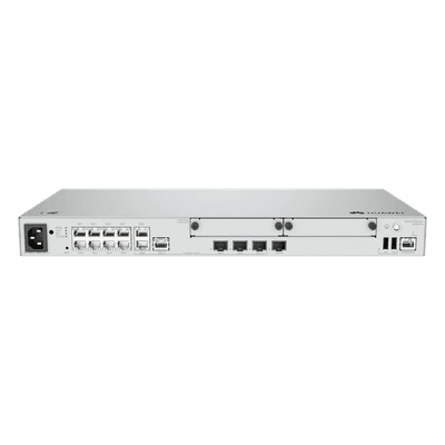 Router Empresarial / LAN: 1 SFP+ & 8×GE / WAN: 1 × SFP+ & 2×GE / 1,200 Usuarios / 128 APs Gestionables / 1,000 Túneles IPsec / 3 Gbps / Firewall NGFW IPS Antivirus