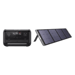 KIT DE PANEL SOLAR Y ESTACIóN DE BATERíA PORTáTIL 