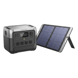 Kit de Energía Portátil / Estación 768 Wh / Salida AC 800 W (1600 W X-Boost) / Panel Solar 200 W / Batería LiFePO4 / IP67