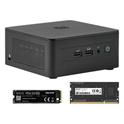 Mini PC Kit / Intel Core i7-1360P / 8 GB RAM / 256 GB SSD / HDMI Múltiples Pantallas / Formato Compacto