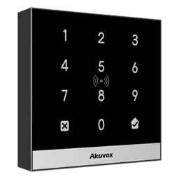 Teclado de Control de Acceso + Bracket de Instalación / Administración 100% en la Nube / Interfaz WEB / POE / Lector Prox 125 kHz / MIFARE 13.56MHz / NFC / APP Smart Plus / Control de 1 Puerta / PIN Para Visitas / IP65