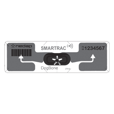 Etiqueta UHF para Exterior / Identificación Vehicular / Pasiva EPC Gen 2 / Alcance 12 m (39.4 ft) / IP65 / Adhesivo Transparente / Resistente UV y Vandalismo